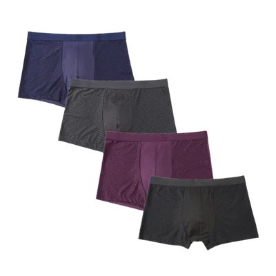 Kit 8 Boxer Traspiranti Premium – Fibra di Bambù